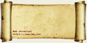 Maja Bzenić vizit kartica